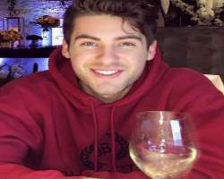 Cody Christian consuming alcohol